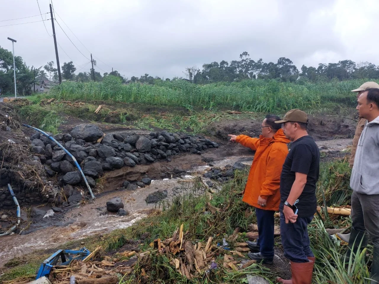 Terdampak Banjir Bandang di Pulosari, Jaringan Air Bersih PDAM Pemalang Terganggu