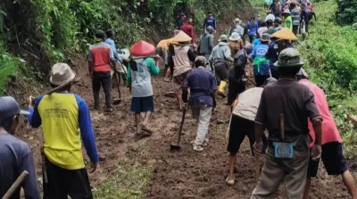 Kecamatan Watukumpul Pemalang Kerja Bakti Serentak Tangani Dampak Bencana