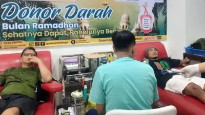 Stok Darah PMI Kabupaten Tegal 26 Februari 2026, Golongan O+ dan AB+ Kosong