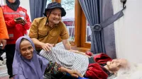 Ahmad Luthfi Temui Pengungsi Tanah Gerak Tegal dan Siapkan Hunian Sementara