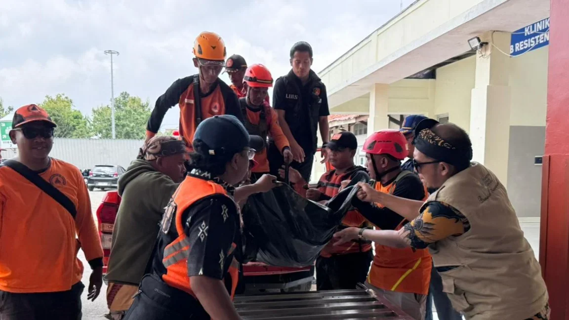 Siswa SMK Al Yaman Hanyut Terseret Arus Deras, Ditemukan di Sungai Gung Lebaksiu Tegal