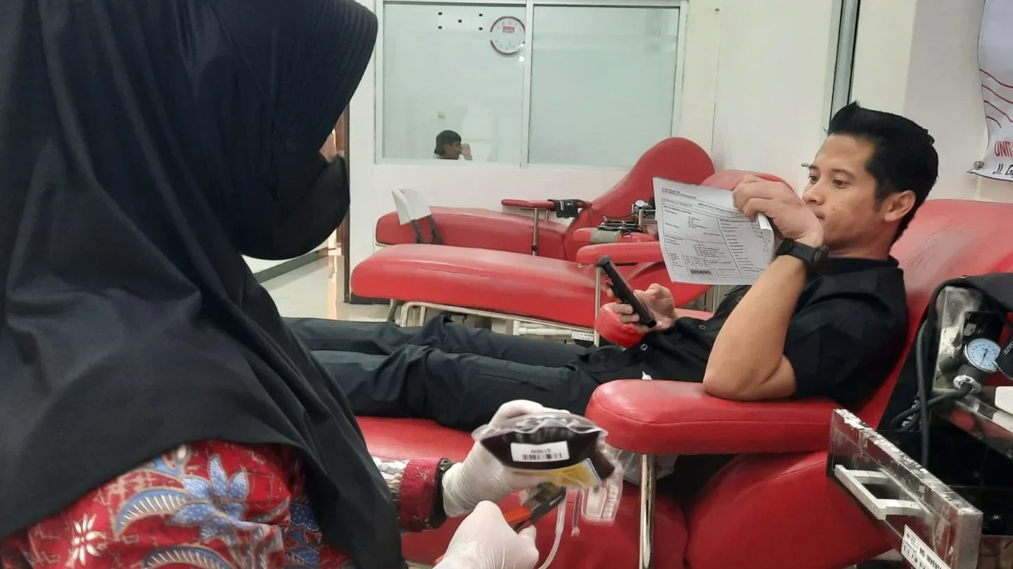 Stok Darah PMI Kabupaten Tegal 9  Februari 2026 Melimpah