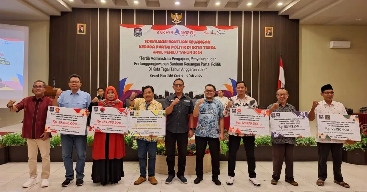 Banpol Parpol Kota Tegal Diusulkan Naik Hingga Rp 7.500 M...