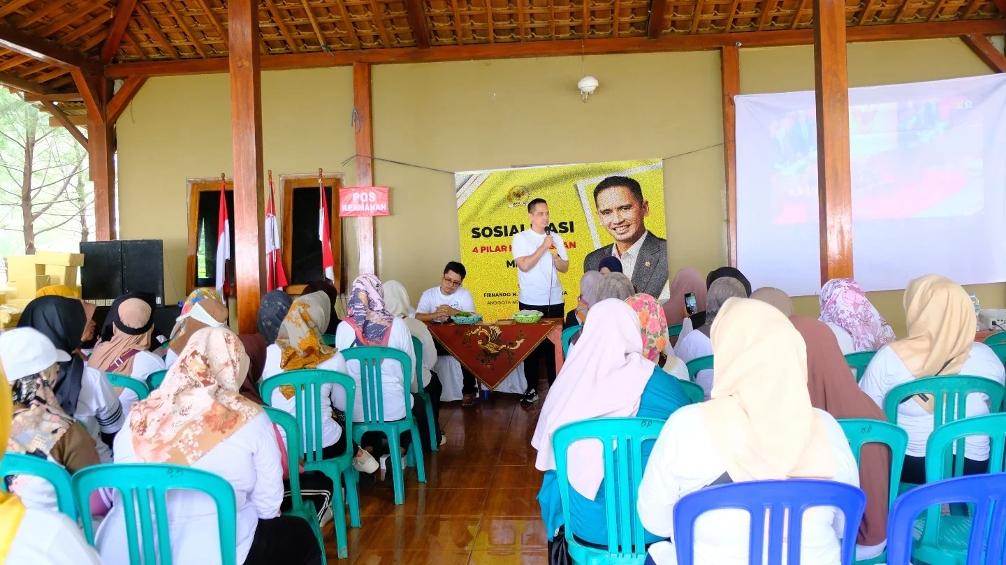 NKRI Harga Mati, Firnando Ajak Warga Sumberejo Perkuat Persatuan di Tengah Perbedaan