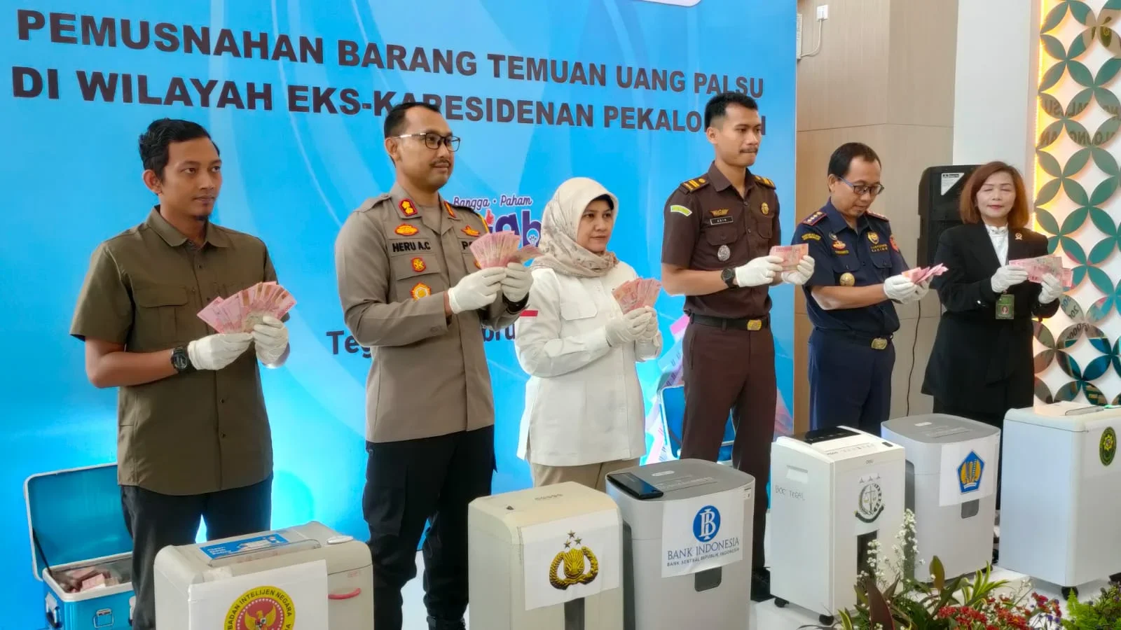 BI Tegal Musnahkan 19.834 Lembar Uang Palsu, Terbanyak Pecahan 100 Ribu