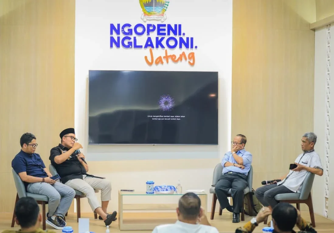 Diskusi Forum Wartawan Satu Tahun Luthfi-Yasin: Indikator Makro Pembangunan Jateng Lampaui Target, Ekonomi Tumbuh Menggembirakan