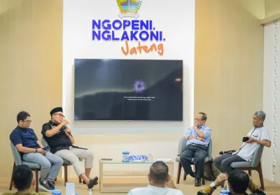 Diskusi Forum Wartawan Satu Tahun Luthfi-Yasin: Indikator Makro Pembangunan Jateng Lampaui Target, Ekonomi Tumbuh Menggembirakan