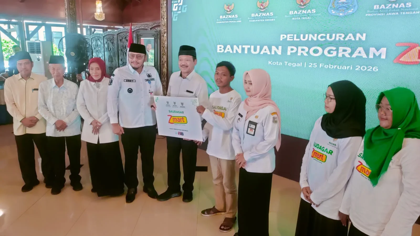 Baznas RI Resmikan 150 Zmart di Pantura, Ajak Mustahik Naik Kelas dan Mandiri