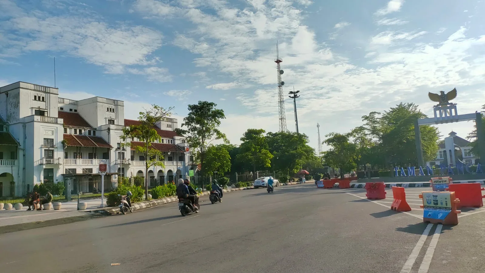 Cuaca cerah di Kota Tegal, Selasa 3 Februari 2026.