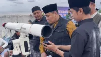 Gelar Rukyatul Hilal, LFNU Kota Pekalongan Sebut Posisi Bulan Masih di Bawah Ufuk