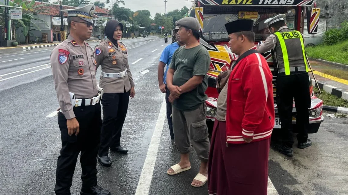 Satlantas Polres Tegal Tindak Tegas Odong-Odong