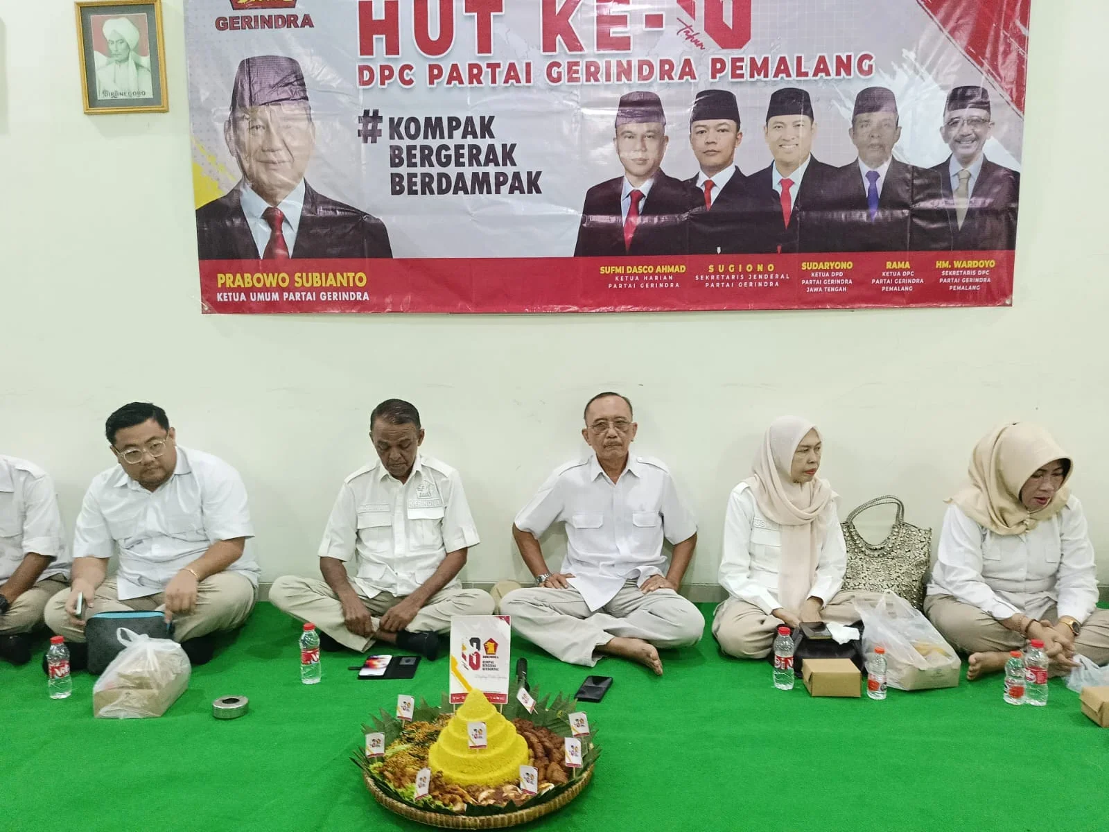 Peringati HUT 18 tahun Gerindra Pemalang Bergerak Bantu Korban Bencana