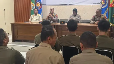 Binmas Polres Kendal Perkuat Sinergi dengan Satpol PP Jaga Kamtibmas Ramadan