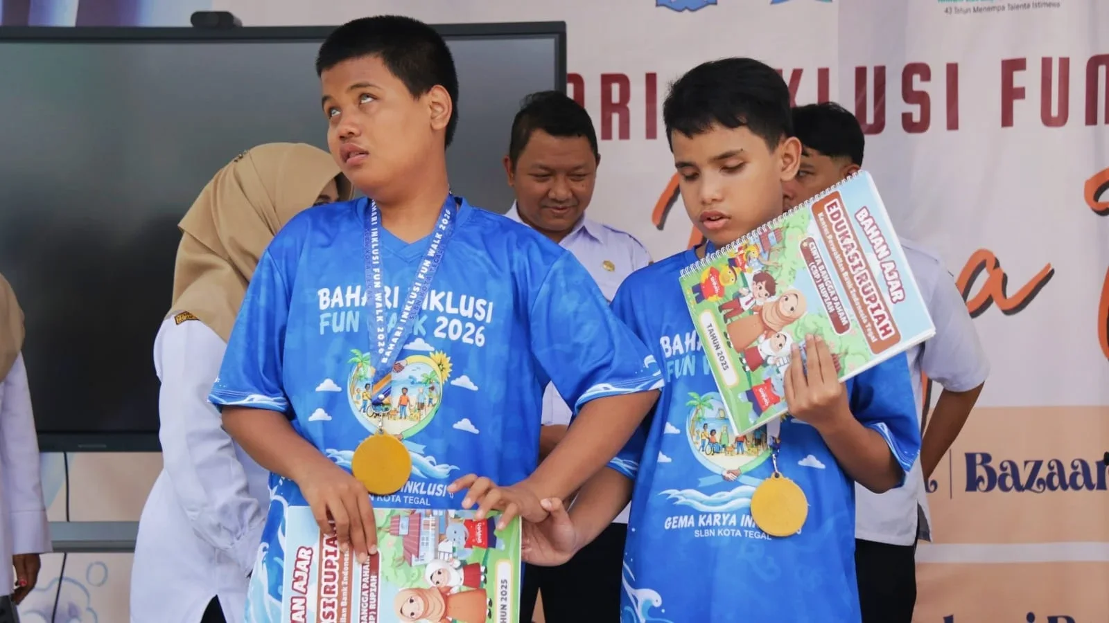 BI Tegal Perluas Edukasi Cinta Rupiah melalui Bahan Ajar Braille bagi Tunanetra