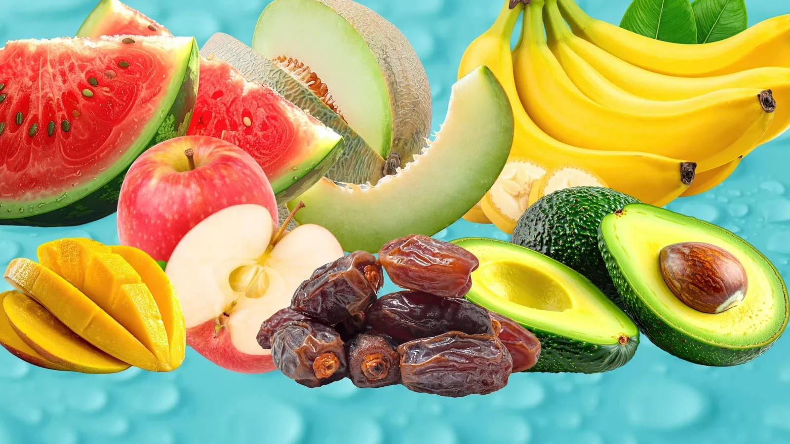 Deretan buah yang baik untuk teman buka puasa.