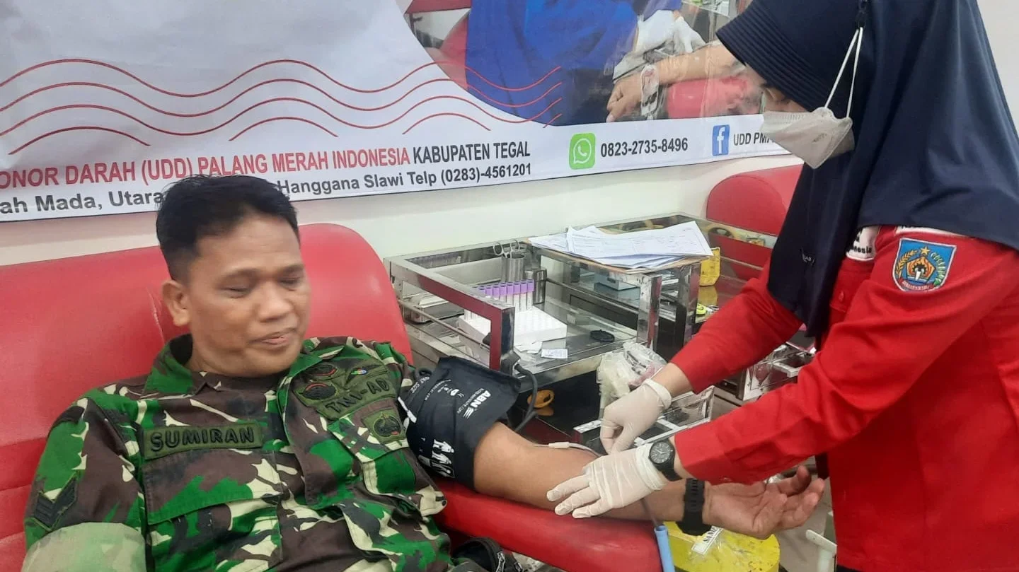 Stok Darah PMI Kabupaten Tegal 13  Februari 2026 Aman, Tersedia 66  Kantong