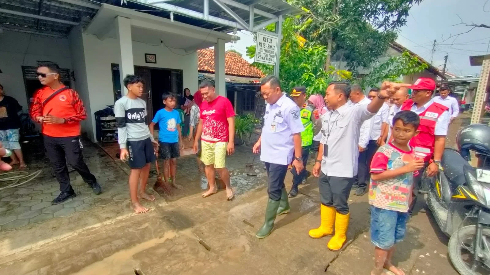 1.200 KK Terdampak Banjir Limpasan Sungai Ketiwon Tegal