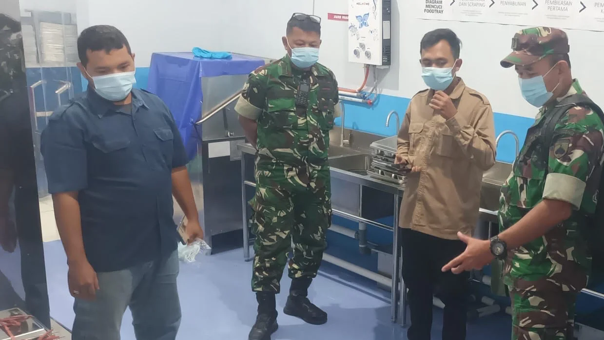 Kasdim 0711 Pemalang Monitoring SPPG di Kecamatan Bantarbolang