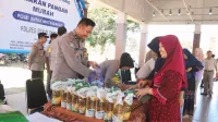 Gerakan Pangan Murah di Kajen, 2 Ton Beras dan 50 Dus Minyak Ludes Terjual