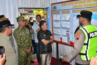 Plt. Bupati Sukirman Bersama Forkopimda Pantau Posko Mudik, Pastikan Keamanan dan Kenyamanan Pemudik