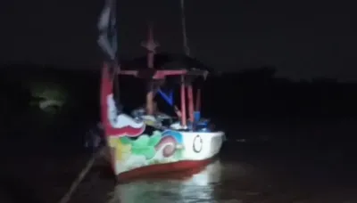 Perahu Nelayan di Rowosari Hanyut Terbawa Arus Sungai Kutho