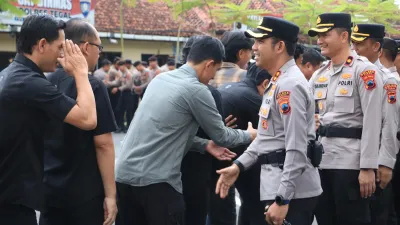 Pasca Operasi Ketupat Candi 2026, Polres Tegal Lanjutkan Pengamanan Melalui Giat KRYD Hingga 29 Maret