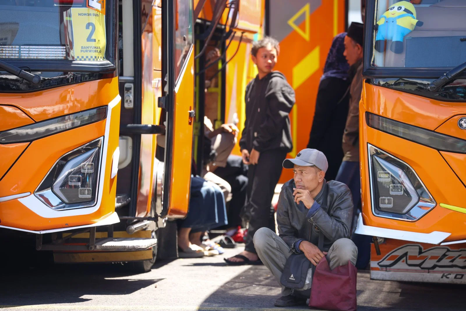 4.181 Pemudik Jateng Sabtu Pagi Serentak Balik ke Jakarta dan Bandung dengan Bus Gratis