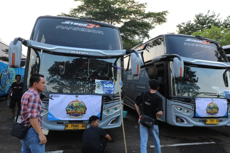Mudik Gratis Jateng: Cerita Para Sopir Bus yang Ikut Mengantar Rindu Pulang Kampung