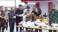 Kejari Brebes Musnahkan Ribuan Butir Barang Bukti Obat Keras Ilegal