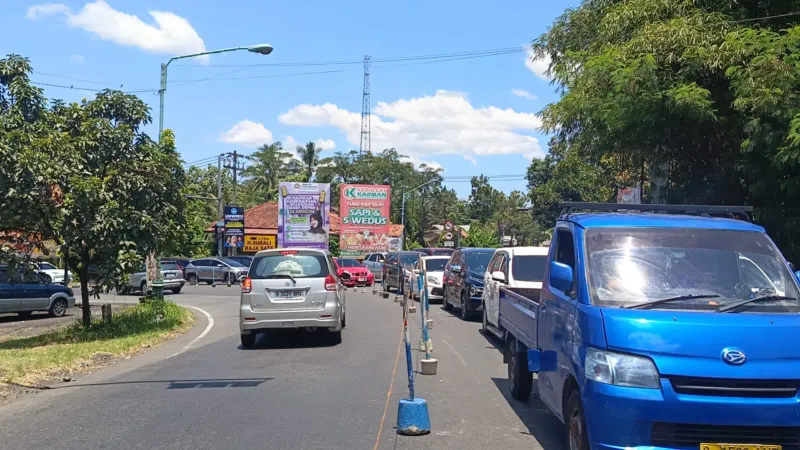 Arus Balik H+2 Lebaran 2026 di Brebes Tersendat, Jalan Lingkar Rancakalong Bumiayu Padat Merayap