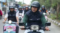 Vespa Touring dan Pantau SPBU, Wagub Jateng Turun Lapangan