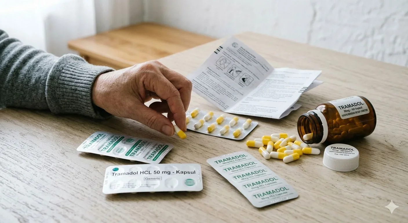 Ilustrasi Obat Tramadol.