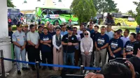 Lepas Mudik Gratis Dari Jakarta, Plt. Bupati Sukirman Disambut Hangat Warga Pekalongan di Perantauan