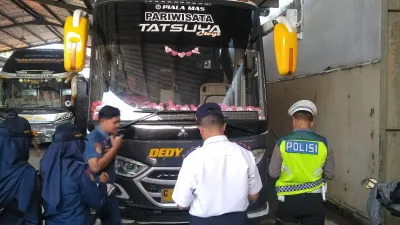 Jamin Keselamatan Mudik, Dishub Kabupaten Tegal Gelar Ramp Check dan Cek Kesehatan Gratis