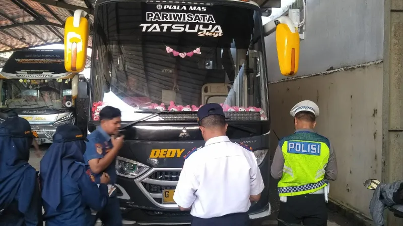 Jamin Keselamatan Mudik, Dishub Kabupaten Tegal Gelar Ramp Check dan Cek Kesehatan Gratis