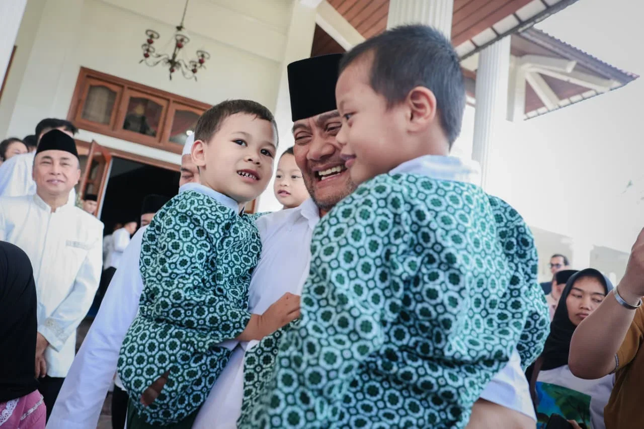 Gubernur Ahmad Luthfi Rayakan Idulfitri Bareng Anak Panti dan Komunitas Difabel