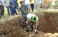 Kodim Pekalongan Groundbreaking Jembatan Gantung Garuda