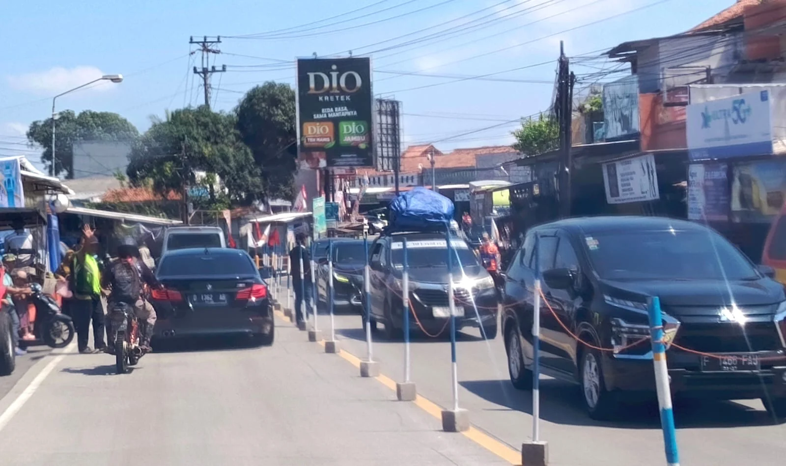 H-3 Lebaran, Pemudik Padati Jalur Tengah Brebes, Linggapura Sempat Tersendat