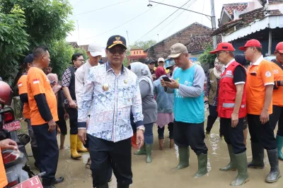 Wabup Brebes Pastikan Korban Banjir Ketanggungan Cepat Ditangani