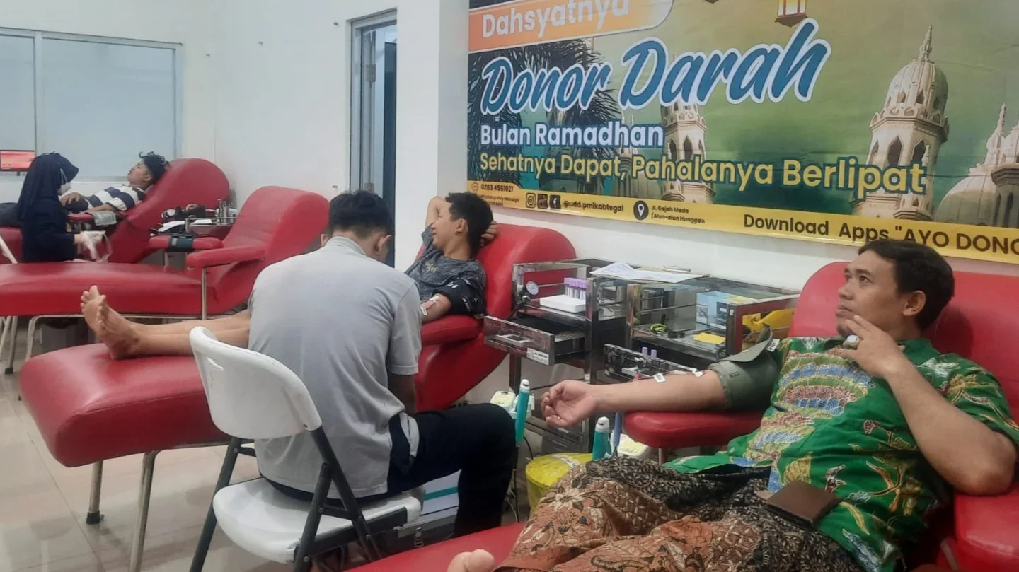 Stok Darah PMI Kabupaten Tegal 6 Maret 2026 dan Jadwal Mobile Unit