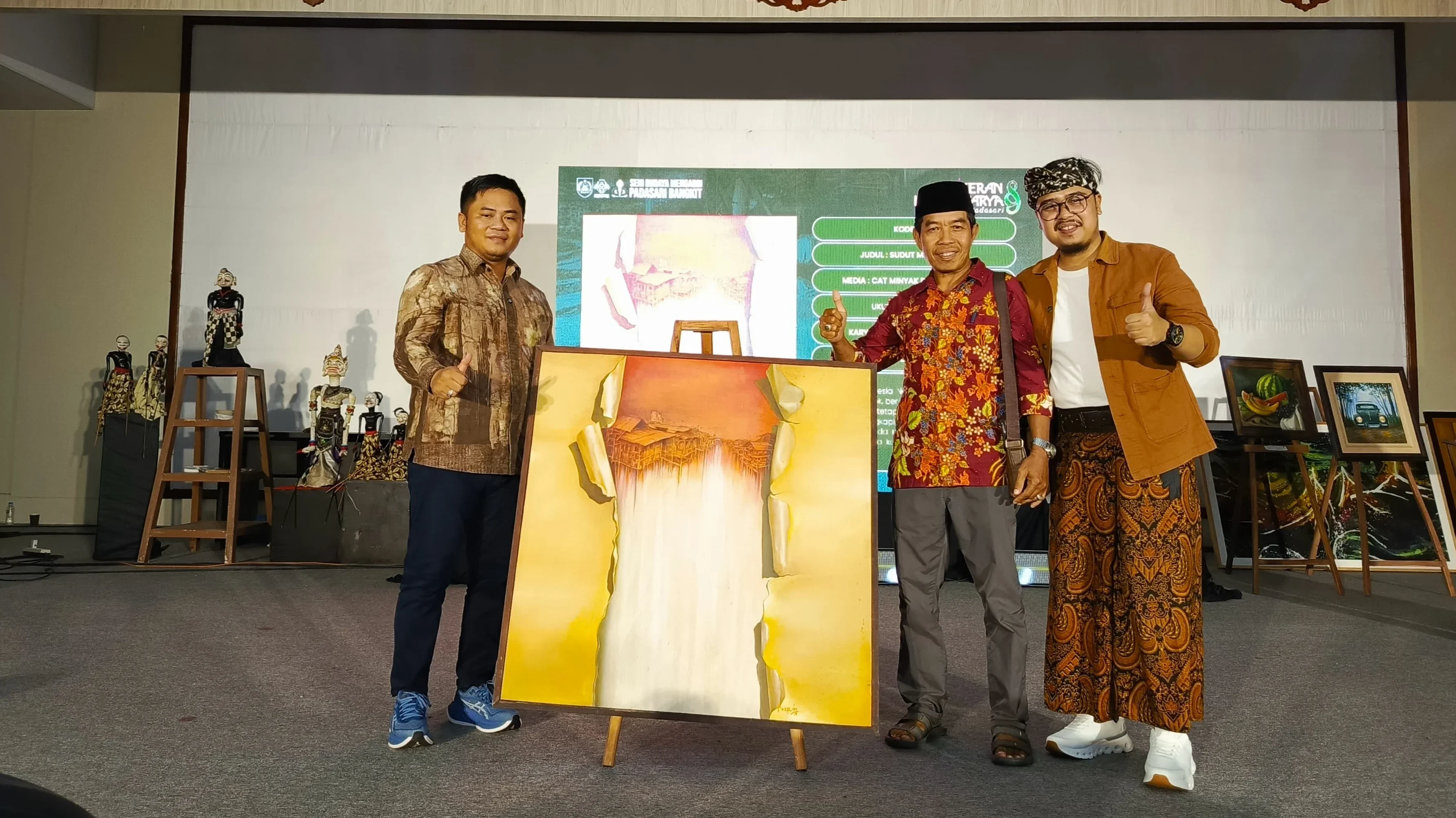 Lelang Karya Peduli Padasari Tegal Raup Donasi Rp27.550.000, Lelang Berlanjut Melalui Online