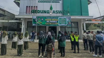 Posko Mudik NU Peduli  Kendal di Jalur Pantura, Sediakan Layanan Istirahat hingga Servis Motor Gratis