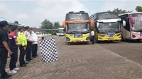 Sambut Lebaran 2026, Pemkab Tegal Lepas 5 Bus Mudik Gratis untuk Jemput Warga di Jakarta