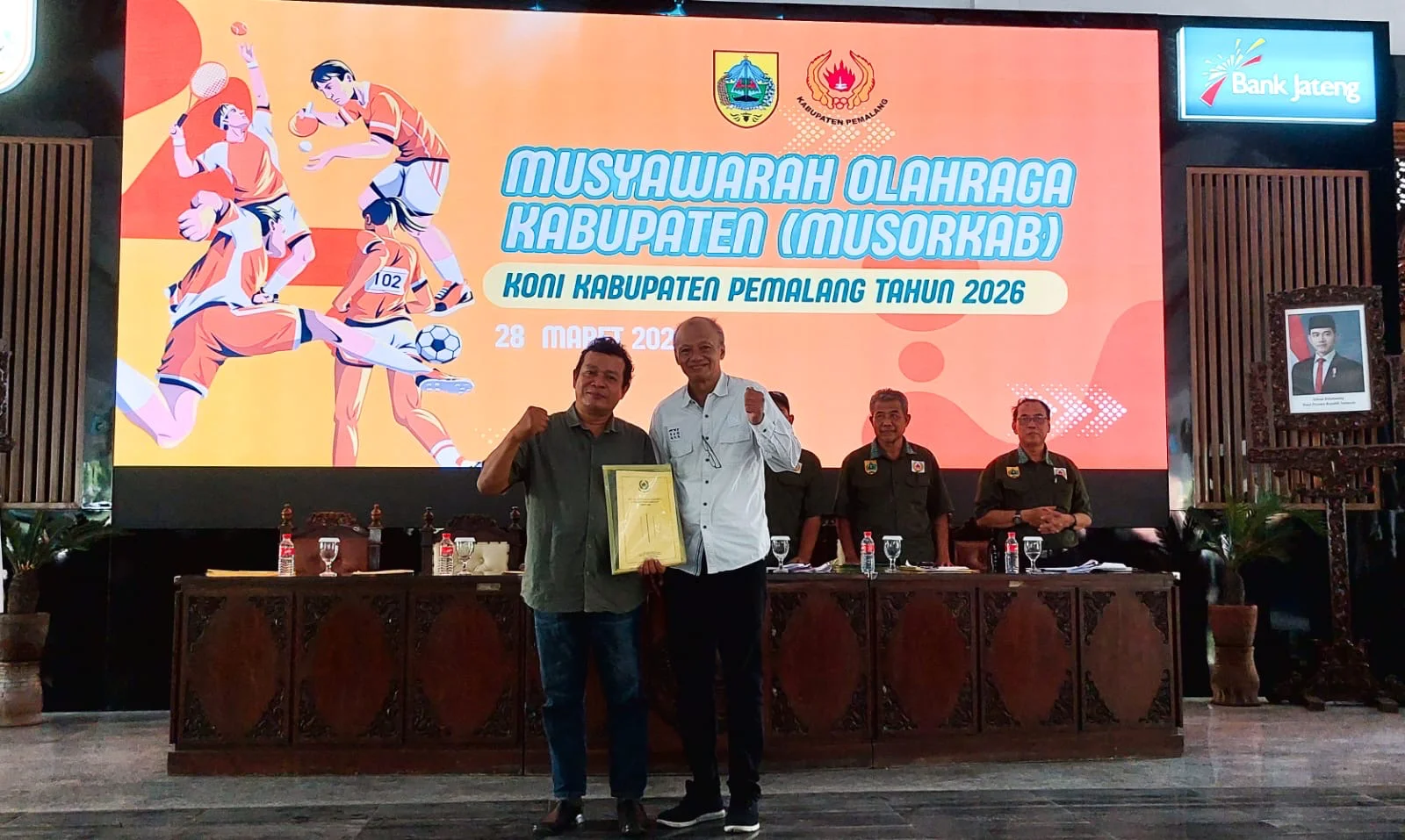 Tok! Prasetyo Widyatmoko Jadi Ketua KONI Kabupaten Pemalang