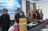 Perayaan Syawalan, Polres Pekalongan Sita 66 Balon Udara dan Petasan