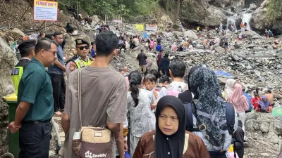 Polres Tegal Tingkatkan Pengamanan di Obyek Wisata Guci