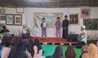 Bersama 50 Anak Yatim Piatu, Kampung Seni Tegal Gelar Tadarus Puisi
