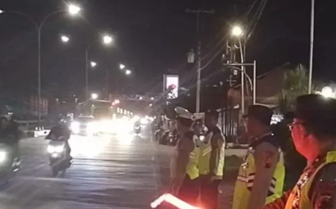 Arus Balik Lebaran, Personel Polres Tegal Kota Siaga di Jalur Pantura Mulai Malam Ini