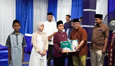 Ratusan Yatim dan Lansia Terima Santunan CSR Ramadan PDAM Pemalang