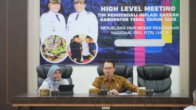 Cegah Panic Buying Jelang Lebaran, Pemkab Tegal Perkuat Strategi 4K